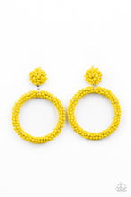 Paparazzi Accessories: Be All You Can Bead Yellow Post Earring