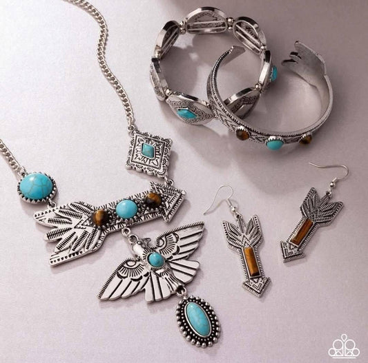 Paparazzi Accessories: Simply Santa Fe Complete Set