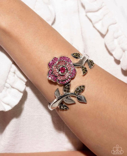 Paparazzi Accessories: Bewitching Belle Pink Bracelet LOP (April 2025)