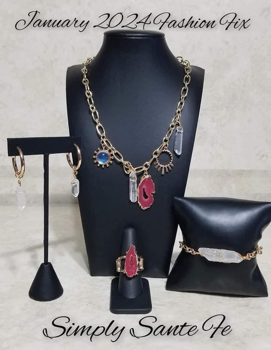Paparazzi Accessories: Simply Santa Fe Complete Set