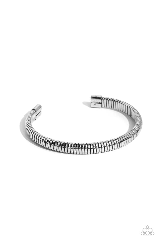 Paparazzi Accessories: Let It RIB - Silver Urban Bracelet