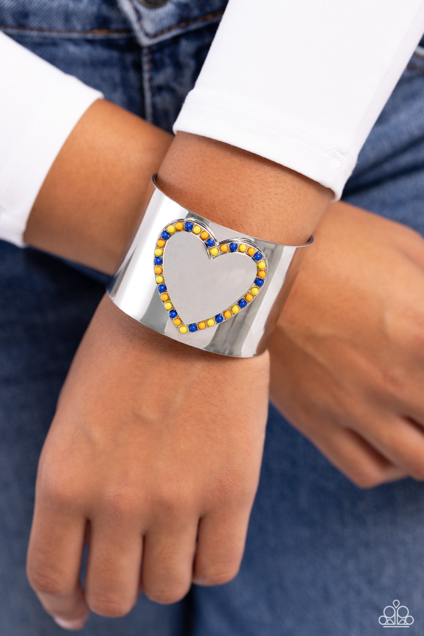 Paparazzi Accessories: Cuffing Season - Yellow Cuff Bracelet