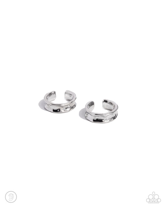Paparazzi Accessories: CUFF Call - Silver Cuff Earring