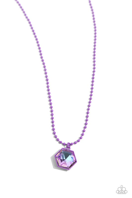 Paparazzi Accessories: Sprinkle of Simplicity - Purple Necklace