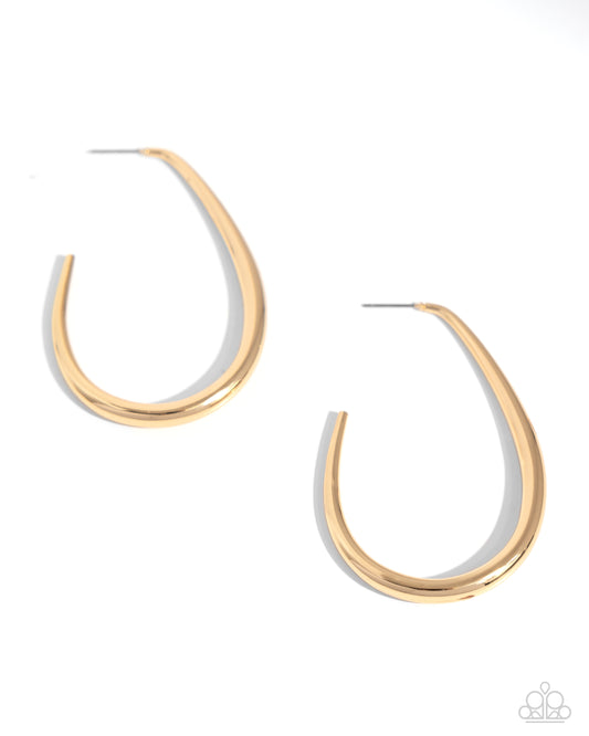 Paparazzi Accessories: Exclusive Element - Gold Earring