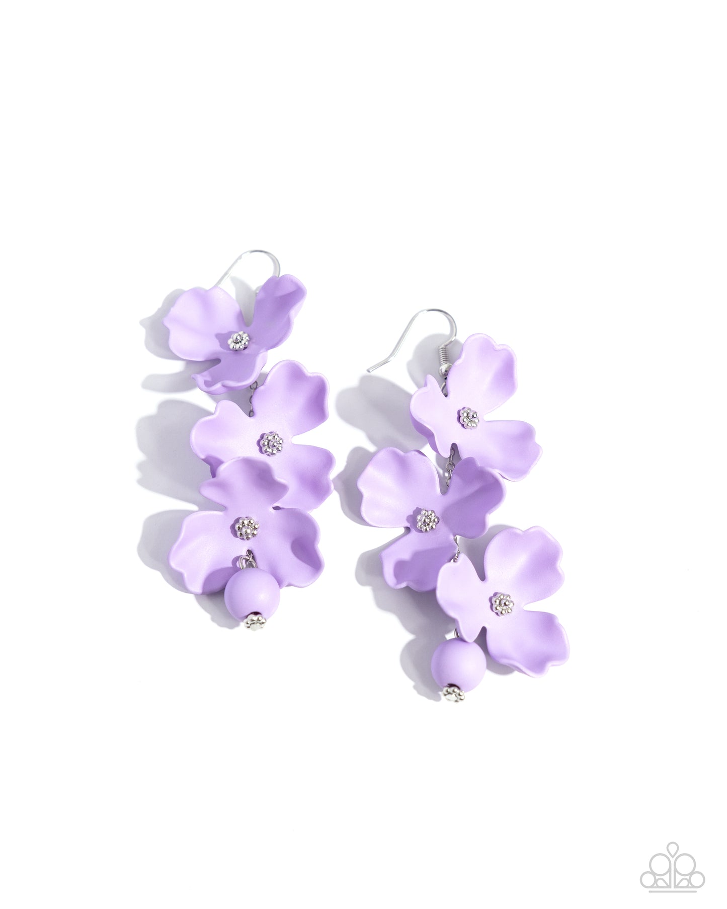 Paparazzi Accessories: Plentiful Petals - Purple Earring
