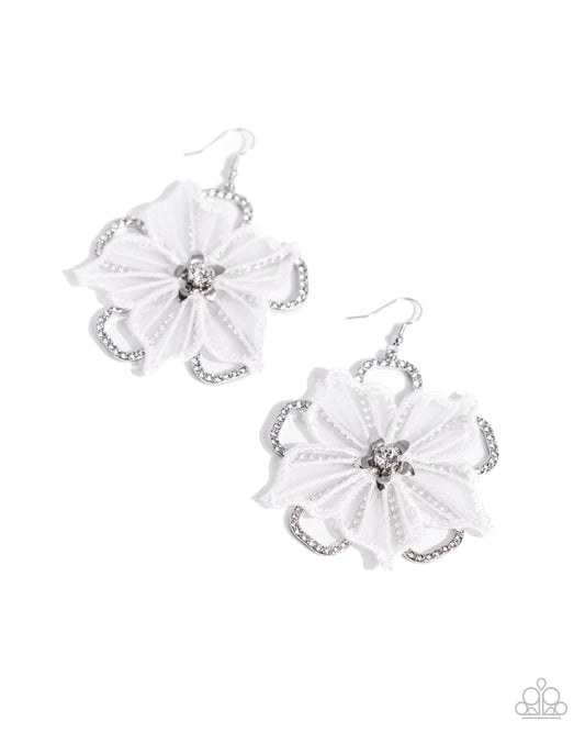 Paparazzi Accessories: Refined Recognition - White Earring