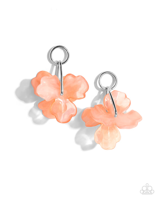 Paparazzi Accessories: Glassy Garden - Orange Earring