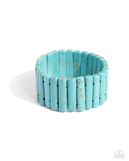 Paparazzi Accessories: Southern Standing - Blue Bracelet