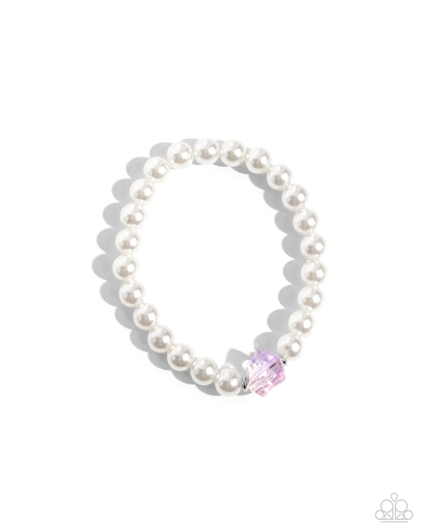Paparazzi Accessories: Cubed Charm - Purple Bracelet