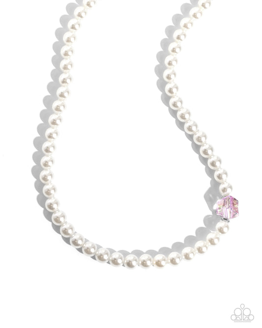 Paparazzi Accessories: Cubed Charisma - Purple Necklace