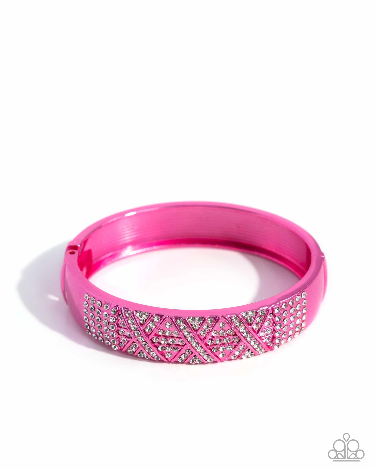 Paparazzi Accessories: Refulgent Rebel - Pink Bracelet