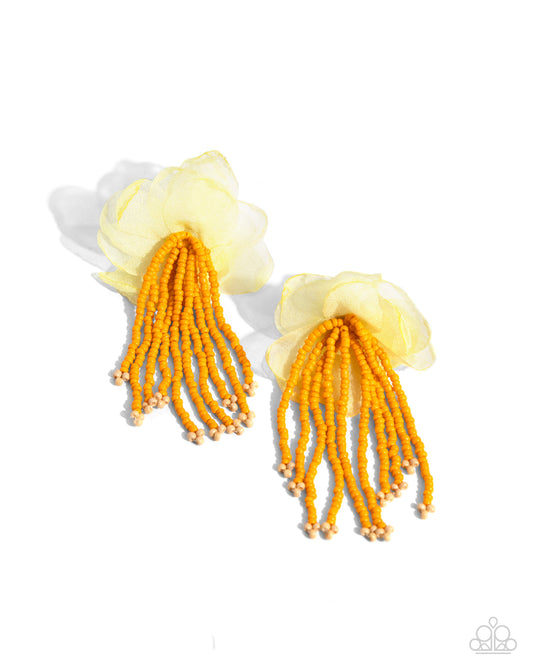 Paparazzi Accessories: Cinderella Charisma - Orange Earring