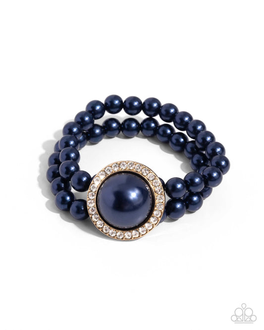 Paparazzi Accessories: Valuable Victor - Blue Bracelet