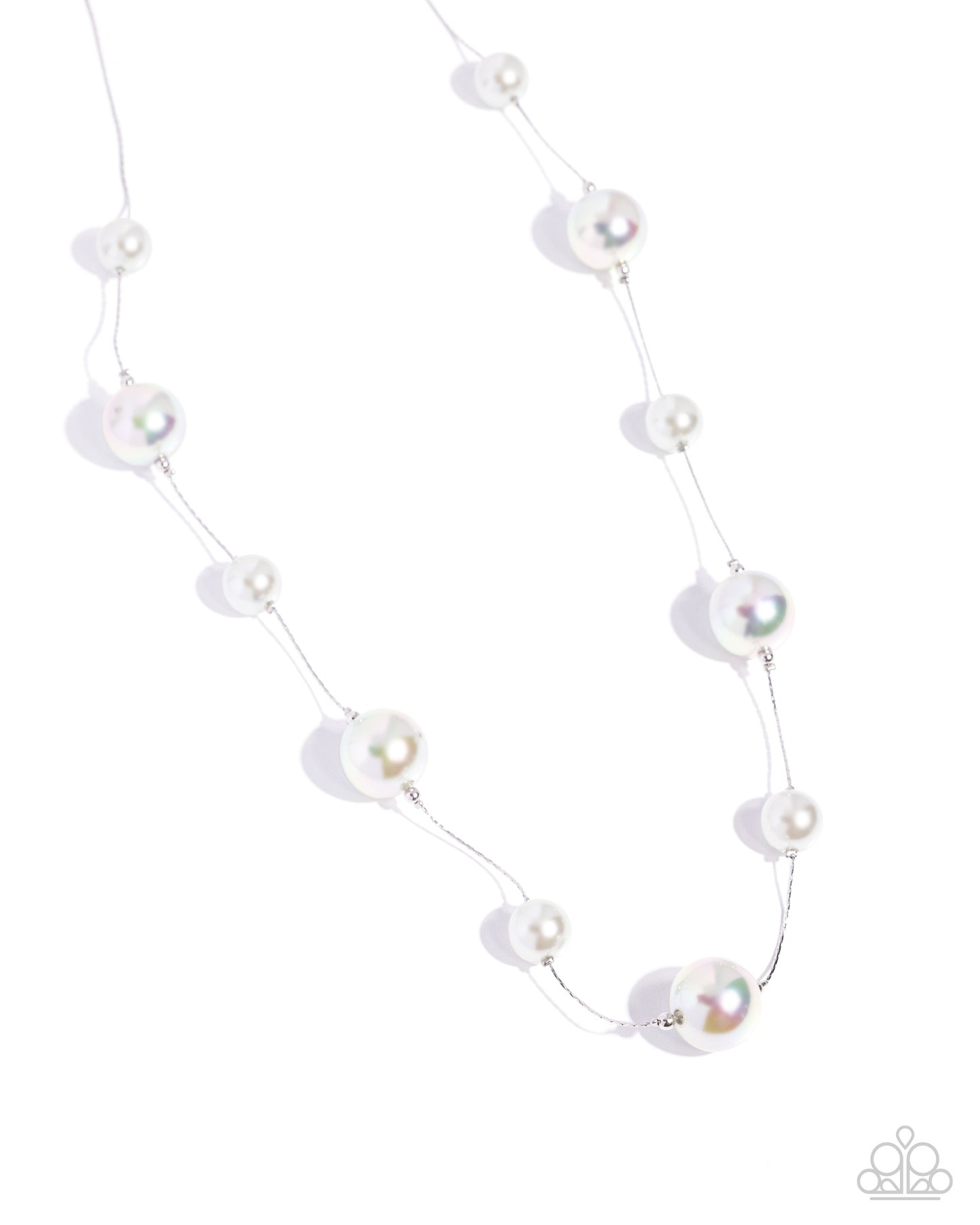 Paparazzi Accessories: Park Avenue Pearls - Silver Necklace