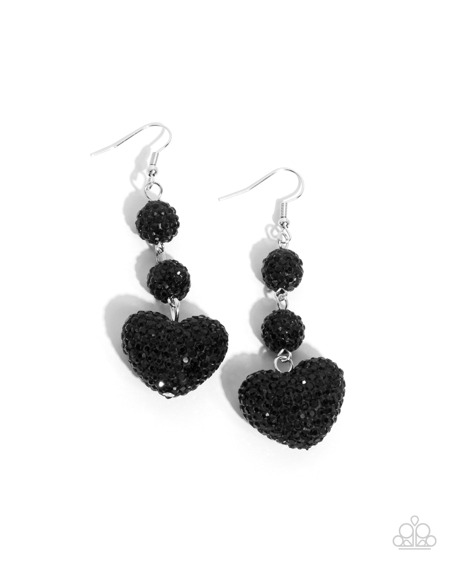 Paparazzi Accessories: Vision in Shimmer - Black Earring