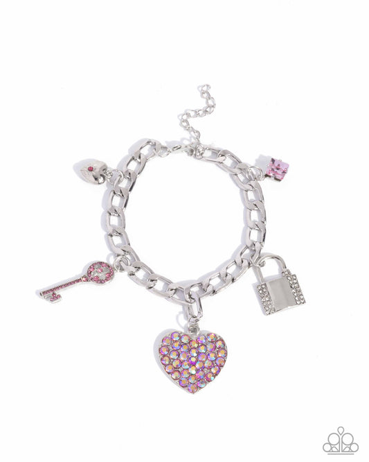 Paparazzi Accessories: Fortified Fashion - Pink Bracelet