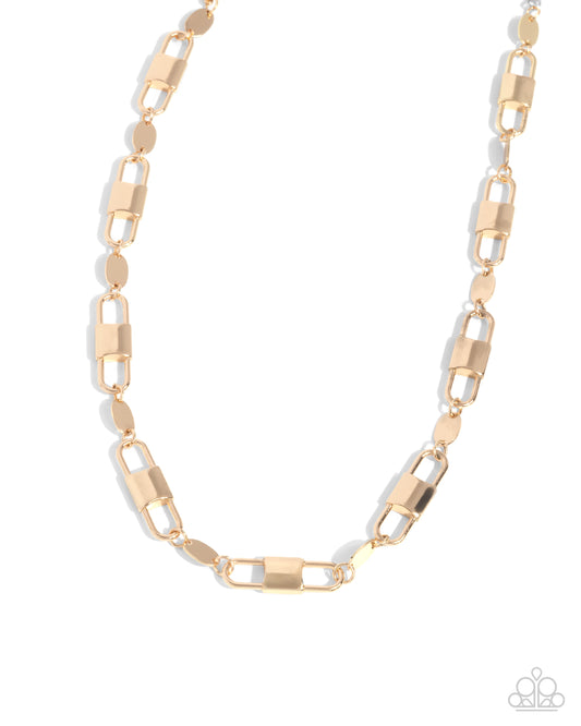 Paparazzi Accessories: Seamless Sunset - Gold Necklace