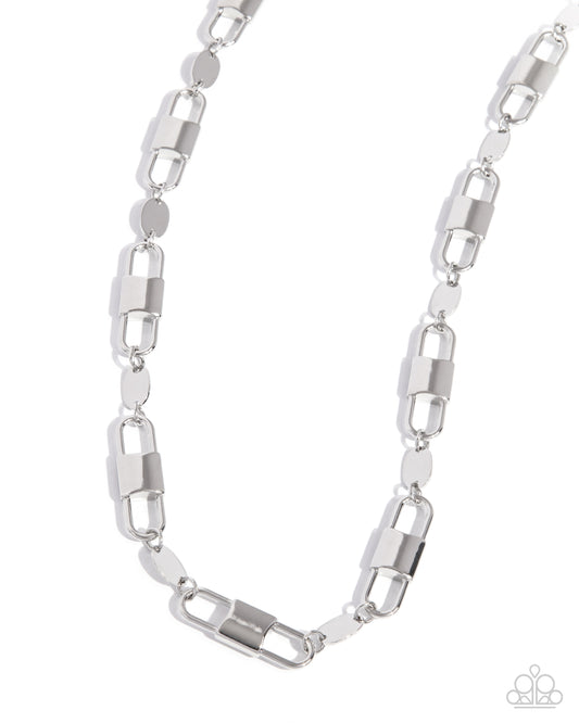 Paparazzi Accessories: Seamless Sunset - Silver Necklace