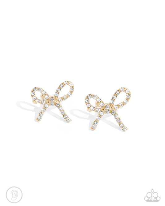Paparazzi Accessories: Convincing Charm - Gold Ear Cuff