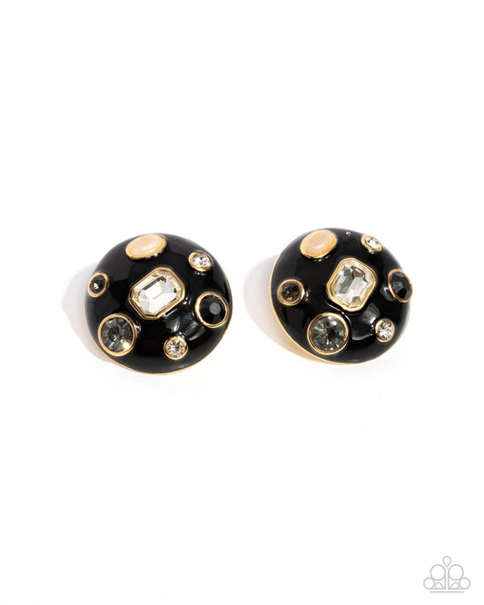 Paparazzi Accessories: Polished Potential - Black Earring