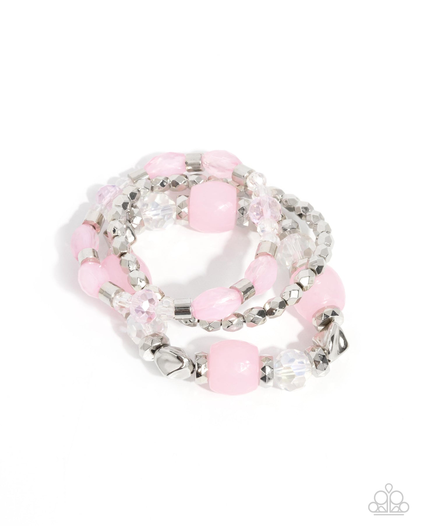 Paparazzi Accessories: Defaced Dare - Pink Bracelet