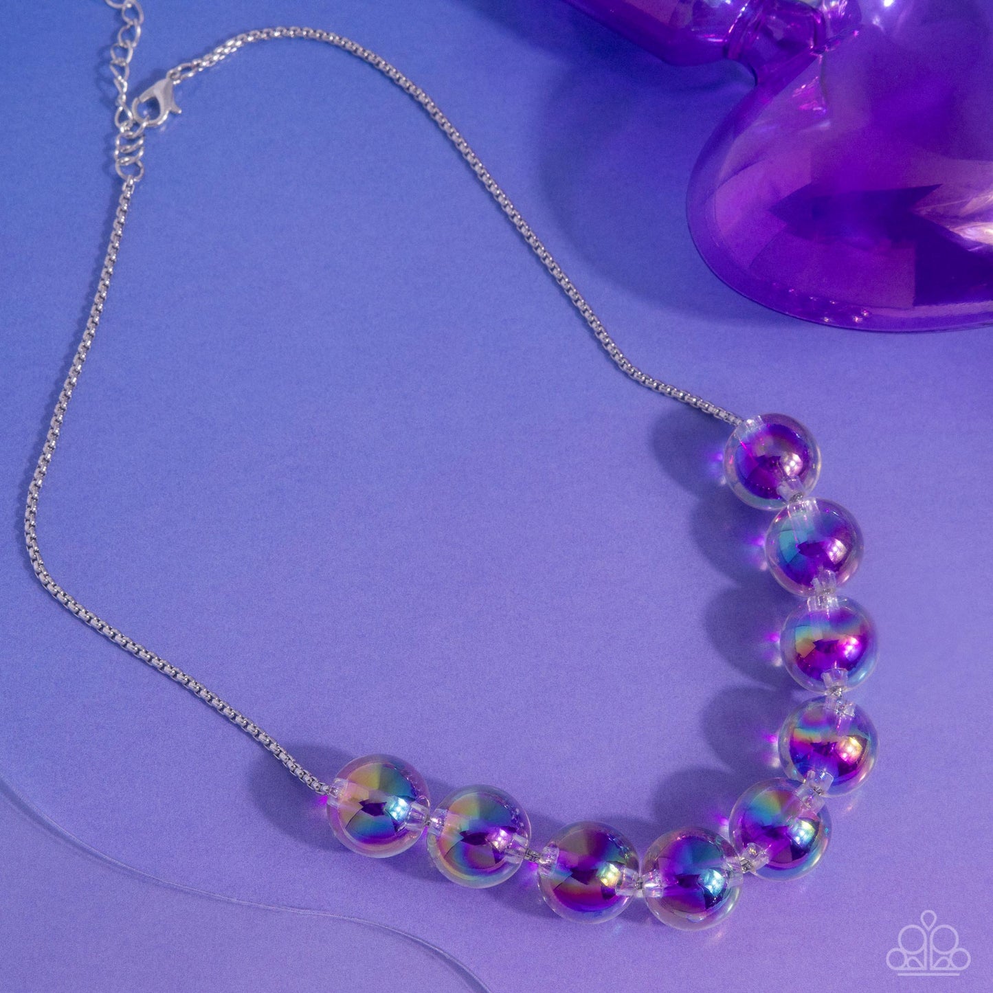 Paparazzi Accessories: Iridescent Identity - Purple Necklace