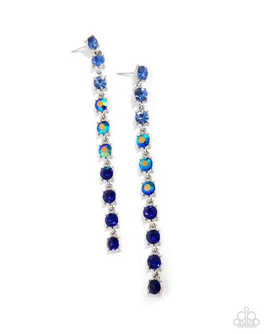 Paparazzi Accessories: Opulent OmbrÃ© - Blue Earring
