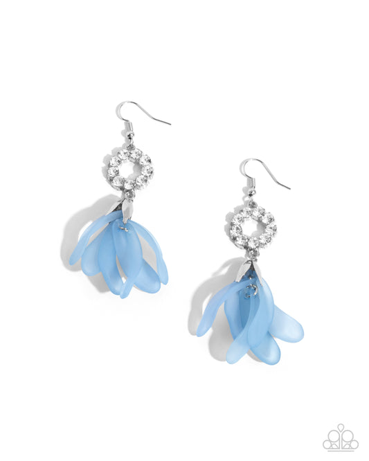 Paparazzi Accessories: Profuse Petals - Blue Earring
