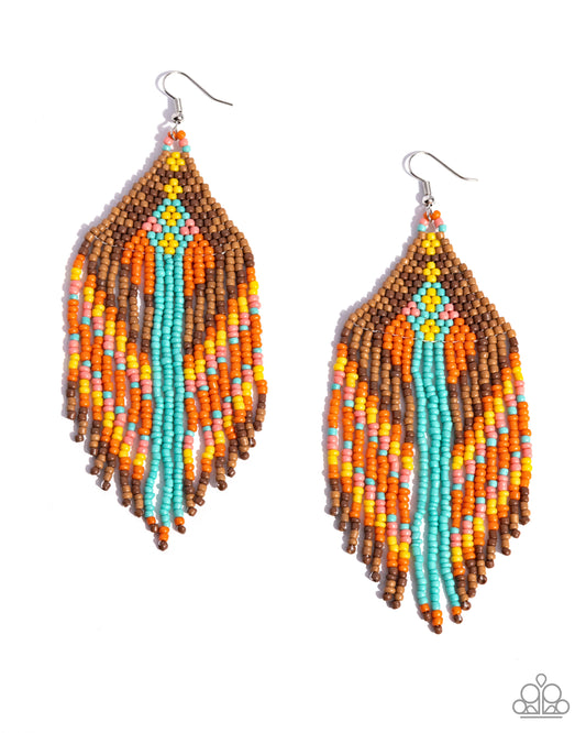 Paparazzi Accessories: Paramount Pattern - Multi Earring
