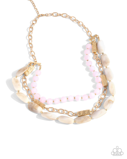 Paparazzi Accessories: Eclectic Effect - Pink Necklace