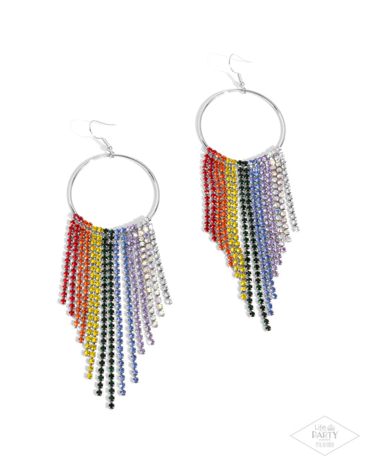 Paparazzi Accessories: Streamlined Shimmer - Multi Earring