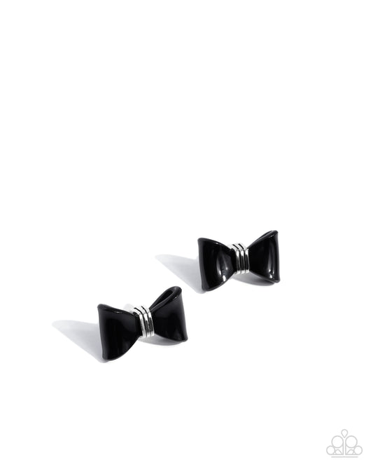 Paparazzi Accessories: Spruced Up - Black Earring