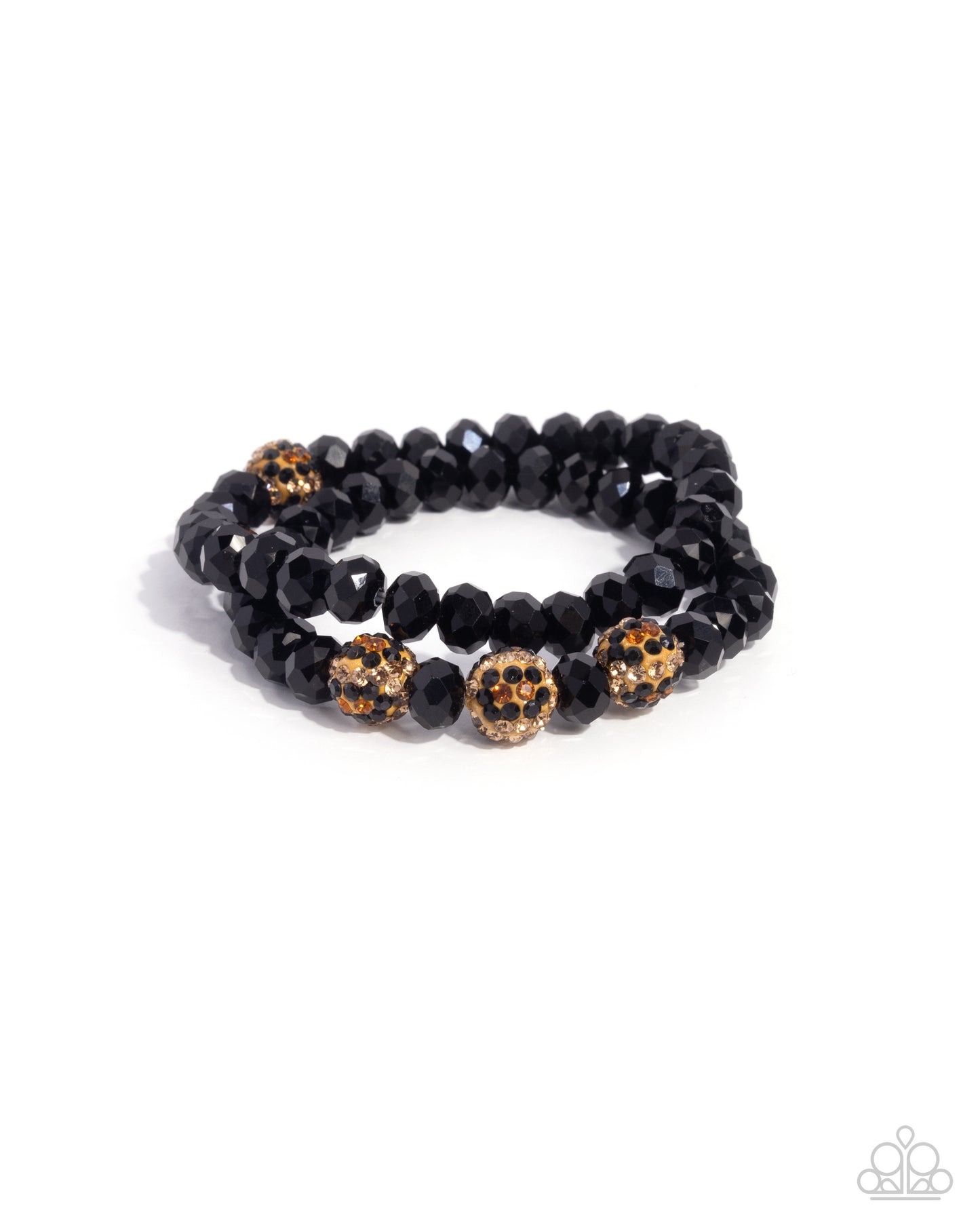 Paparazzi Accessories: Speckled Sentiment - Black Bracelet