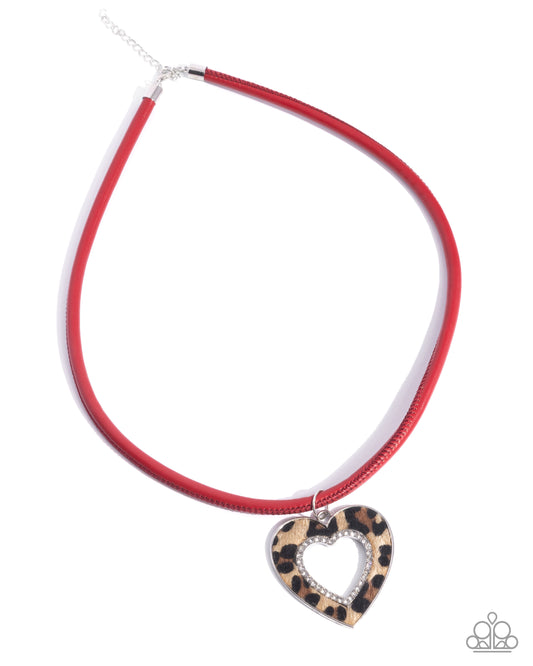 Paparazzi Accessories: Ferocious Flirt - Red Neclace