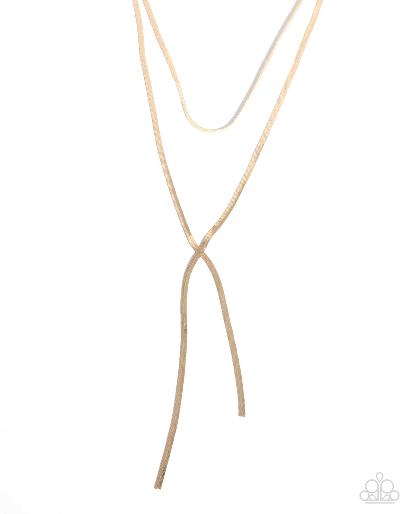 Paparazzi Accessories: Monochromatic Movement - Gold Necklace