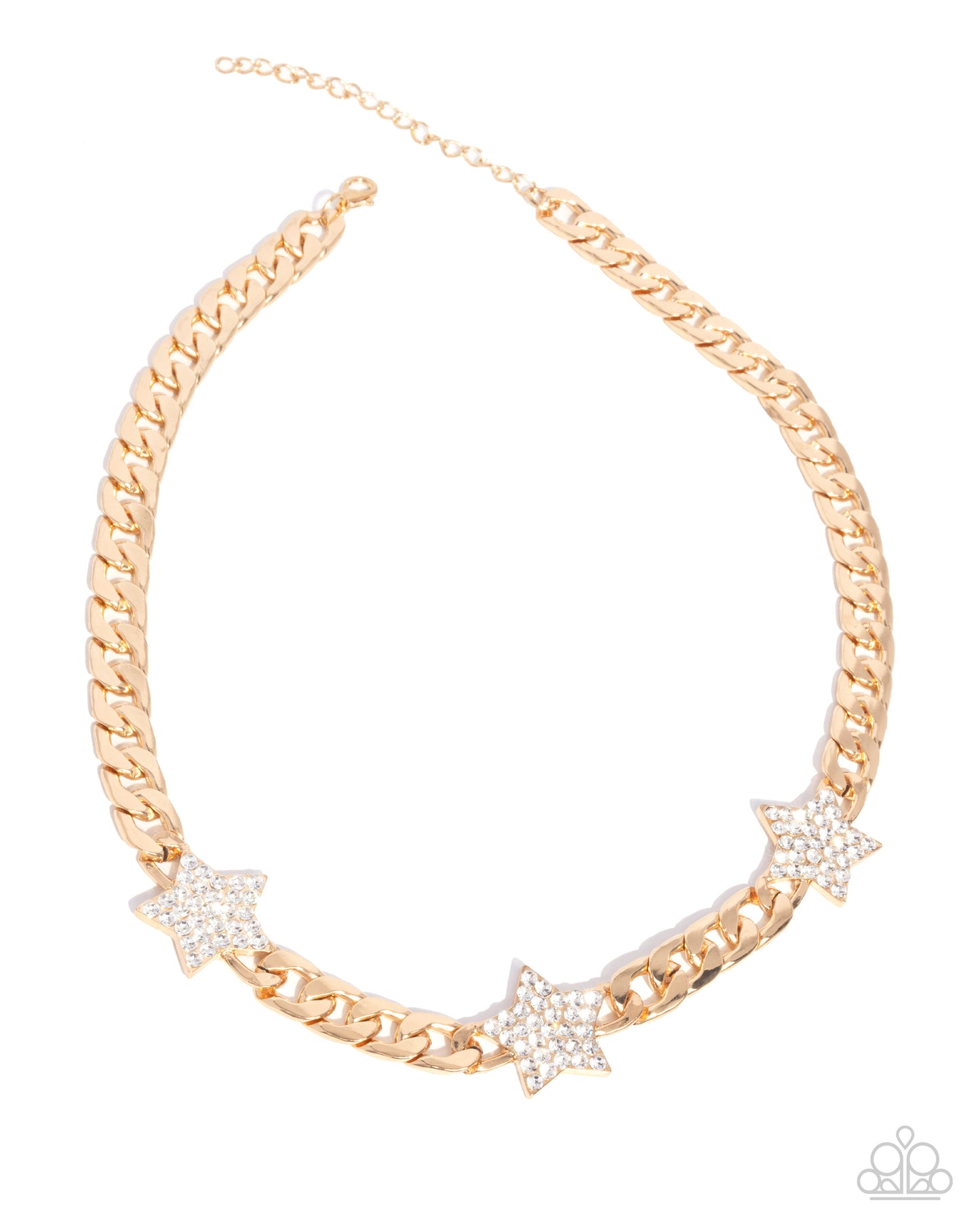 Paparazzi Accessories: Uncle Sam Stars - Gold Star Necklace