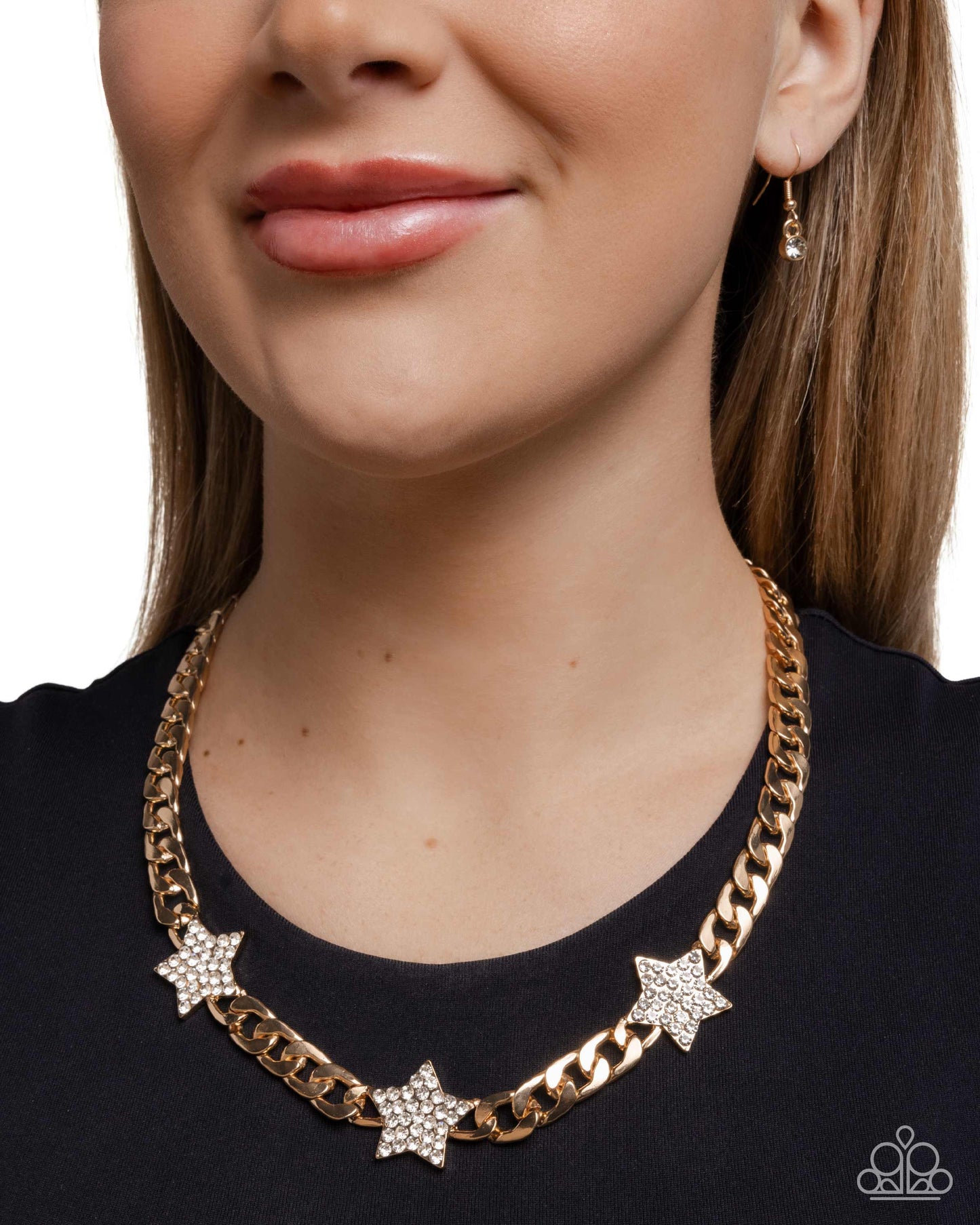 Paparazzi Accessories: Uncle Sam Stars - Gold Star Necklace