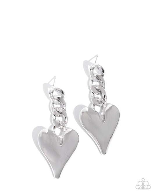Paparazzi Accessories: Mechanic Match - Silver Earrings