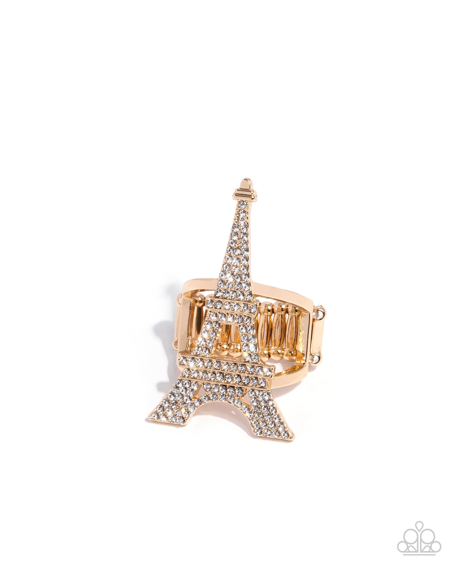 Paparazzi Accessories: Eiffel Tower Ease Gold Ring