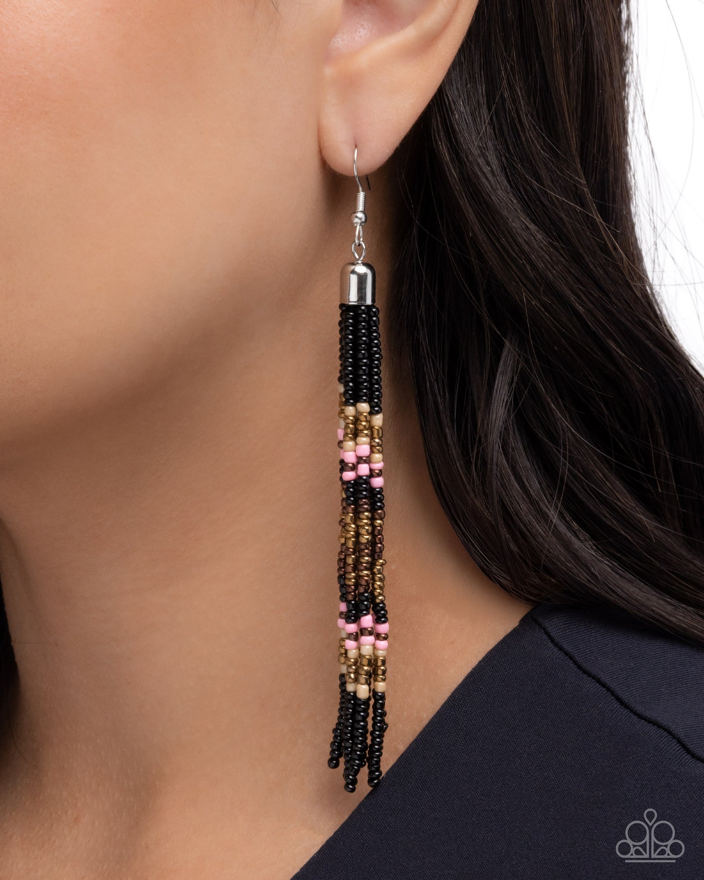 Paparazzi Accessories: Stunning Strands Seed Bead Earring