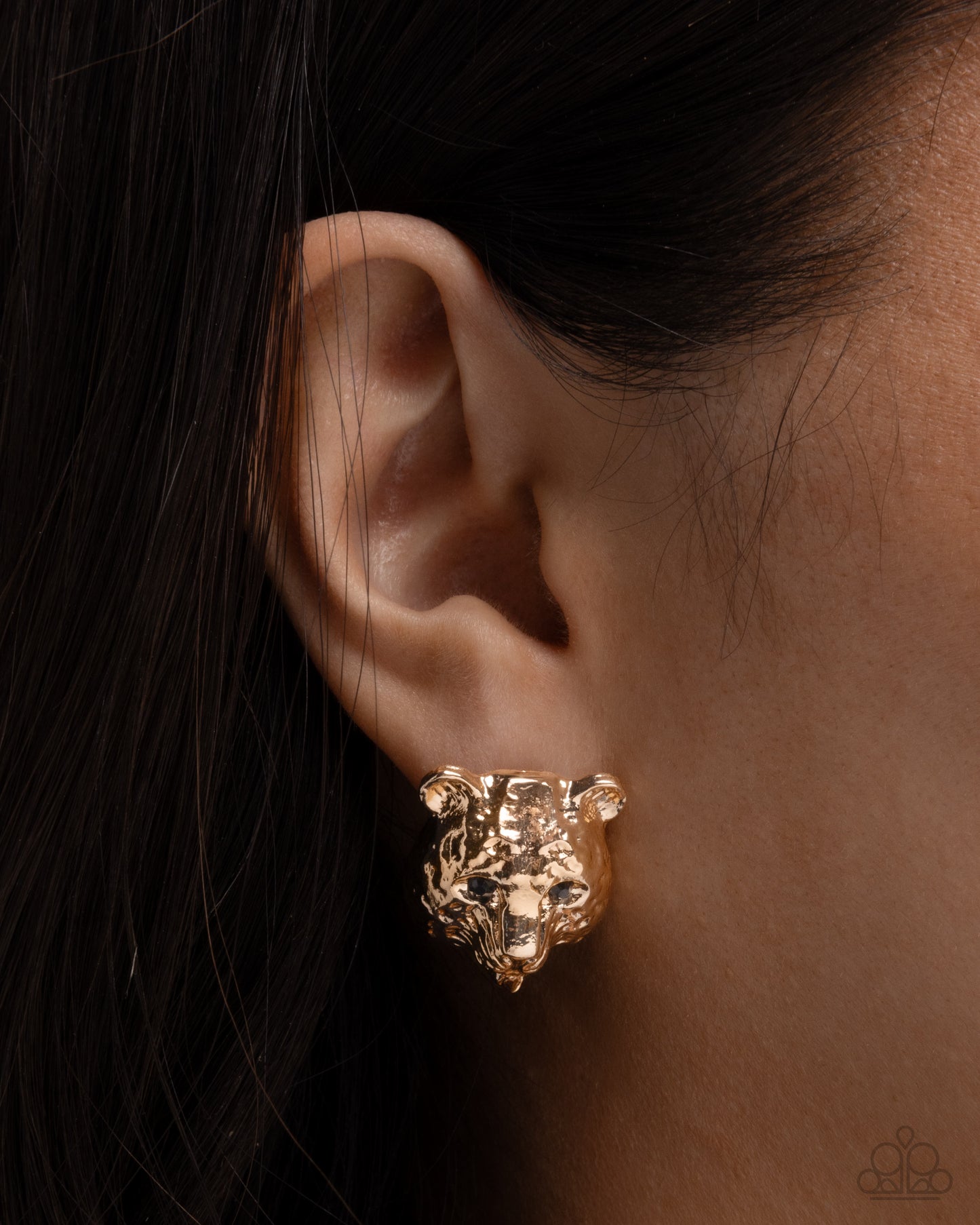 Paparazzi Accessories: Luminescent Leopard Gold Earring
