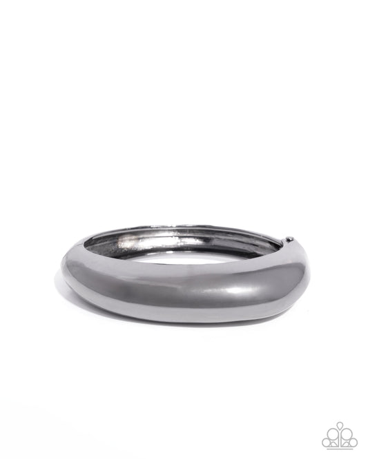 Paparazzi Accessories: Sleek Sojourn Black Bracelet