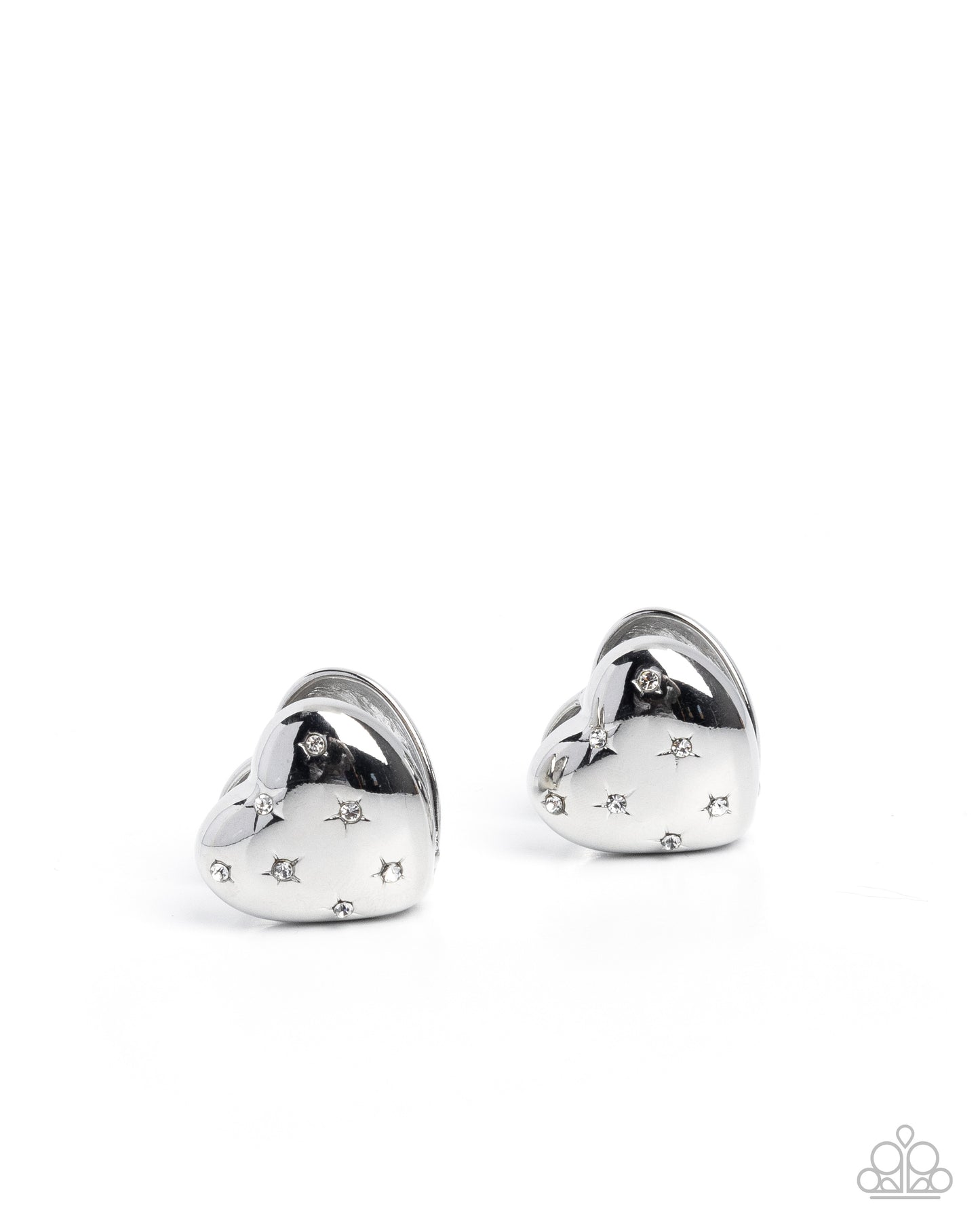 Paparazzi Accessories: Sweetheart Stars Silver Earring