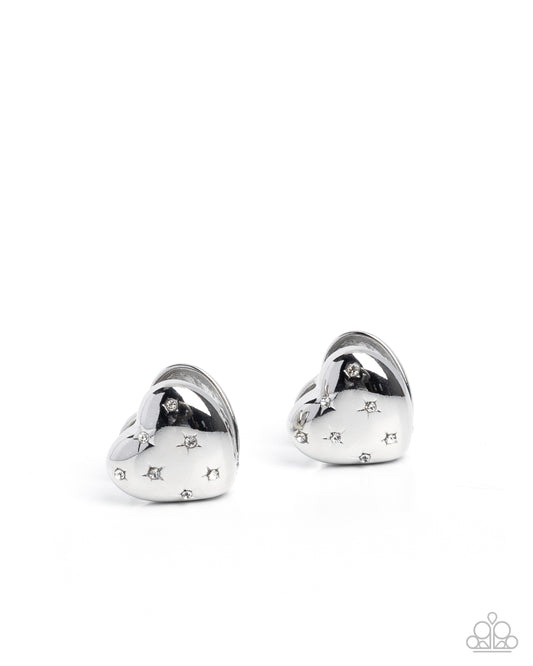 Paparazzi Accessories: Sweetheart Stars Silver Earring