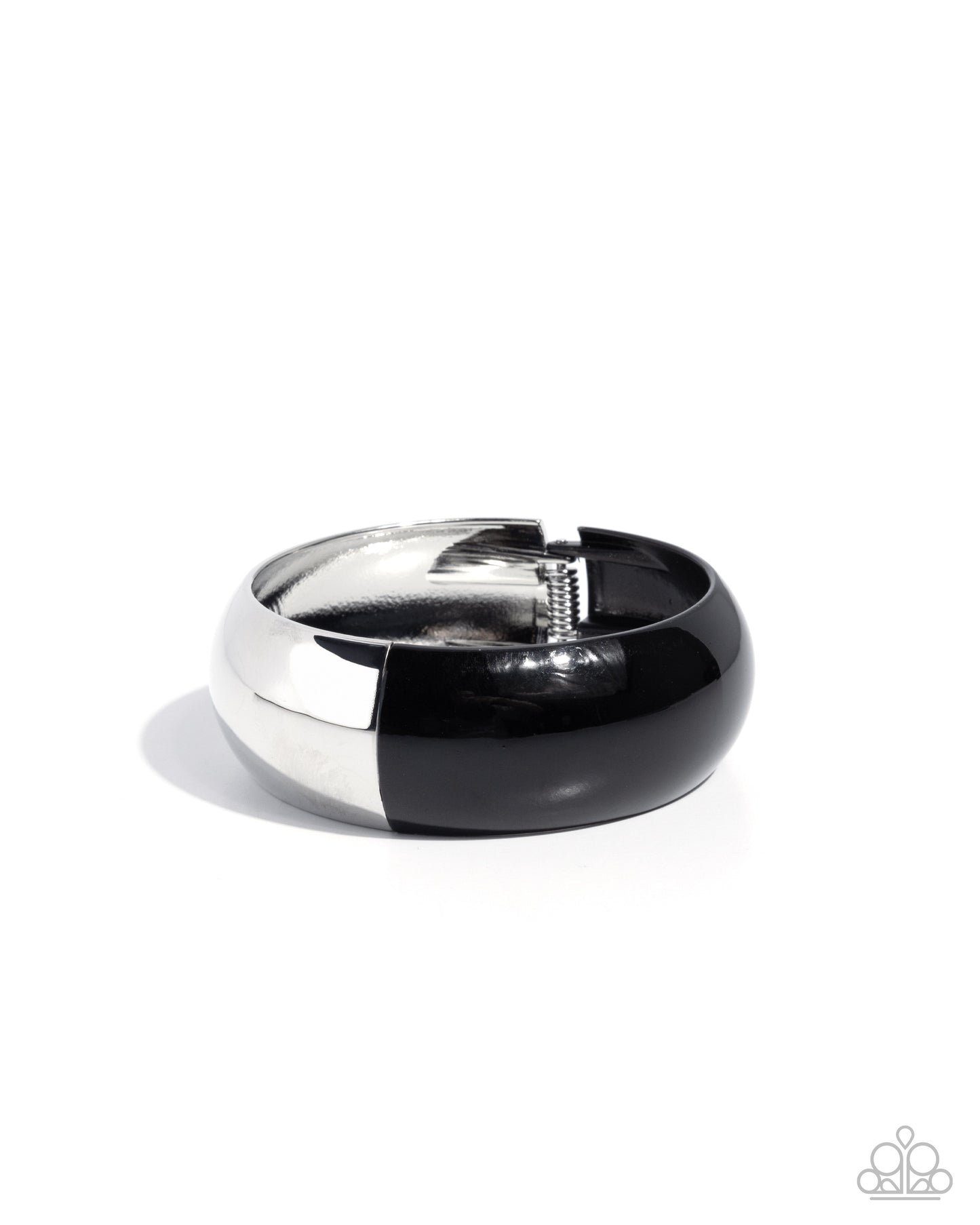 Paparazzi Accessories: Painted Paramount Black Bracelet