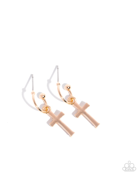 Paparazzi Accessories: Daily Divinity Gold Earring