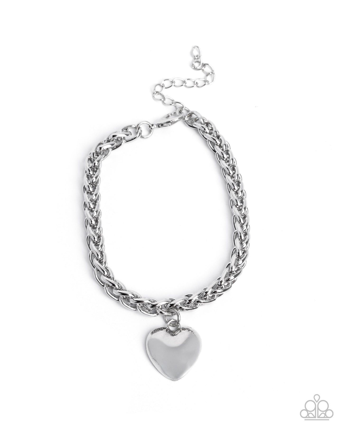 Paparazzi Accessories: Dancing Damsel Silver Bracelet