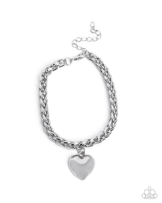 Paparazzi Accessories: Dancing Damsel Silver Bracelet