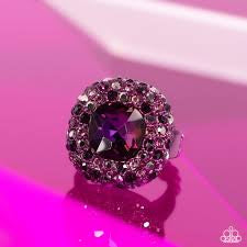 Paparazzi Accessories: Glistening Grit Purple Ring